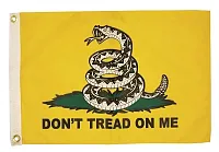 TAYLOR MADE 1617 Don&#039;T Tread On Me 12X18 Flag