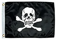 TAYLOR MADE 1818 12&#039;X18&#039; Jolly Roger Flag