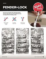 TAYLOR MADE 91010 Fender Lock Display (12 Sets)