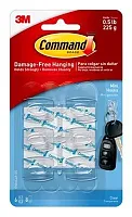 3M 17006CLRES Command Mini Clear Hooks