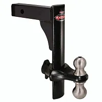 TRIMAX TRZ12PB Adj Rec Hitch Black 12&#039;