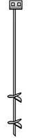 TIE DOWN 59095 30&#039; Mobile Home Anchor