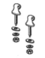 THETFORD 33059 Thetford Hinge Post Kit-W