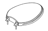 THETFORD 33385 Aria Seat & Cover Assy- B