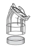 THETFORD 70407 3&#039; Sani-Con Adapter