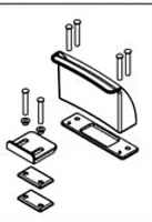 THETFORD 92922 Hold Down Kit(65 Model)