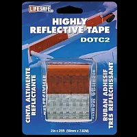 TOP TAPE RE2125 Reflective Tape Red/Silve