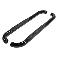TRAILFX A0061B 3&#039; Nerf Bar Chevy Silv Reg 19 Blk