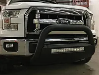 TRAILFX B1612B 3.5&#039; Oval Bull Bar Ram 1500 Blk 19