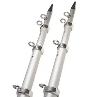 TACO METALS OT0442VEL1 Tele-Outrigger 1-1/8 Silver/Silve