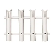 TACO METALS P03064W Rod Rack 4 Poly Rod Holder Tackle