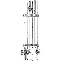 T-H MARINE FRH1PDP Foam Rod Holders