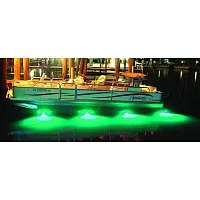 T-H MARINE LED39061DP Round U/W Blue Led W/ Ss Bezel