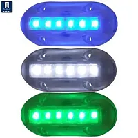 T-H MARINE LED51868DP Green Underwater Surface Mount Led