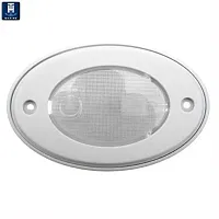 T-H MARINE OCL2KDP White Oval Courtesy Led W/ Mnt Ring