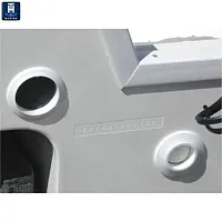 T-H MARINE SA2BDP White/Black Scupper Adapter