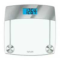 Taylor Precision Products 75244192 Digital Glass Bathroom Scale With Stainless S