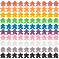 Plastic Meeples, 100-pack TBGA-203
