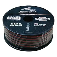 Audiopipe 16 Gauge 100% Copper Series Speaker Wire - 50 Foot Roll - Red/Black  J