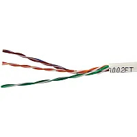 Vericom Mbw5U-01441 Cat-5E U/Utp Solid Riser Cmr Cable, 1,000 Ft. (White)