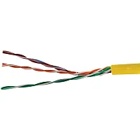 Vericom Mbw5U-01443 Cat-5E U/Utp Solid Riser Cmr Cable, 1,000 Ft. (Yellow)