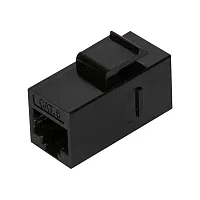 Vericom Mkj6U-01352 Vgc Series Cat-6 Utp Rj45 Keystone Coupler, Unshielded, Blac