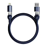 Nautica Ucccb04-01-04 4-Ft. 100-Watt 4-In-1 Multi-Port Cable, Urban Cb400 (Navy)