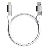 Nautica Ucccb04-02-04 4-Ft. 100-Watt 4-In-1 Multi-Port Cable, Urban Cb400 (White