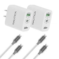 Nautica Uccma01-02 Two 20-Watt Dual-Port Turan Core 20 Charging Bundle, With 2 U