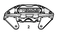 TERAFLEX 4403402 Jl /Jk Rear High Modulus Brake Cali