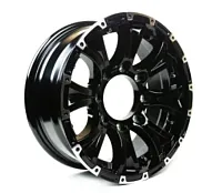 TASKMASTER 02560655BM Aluminum - 15X6 6X5.5 Black Machine