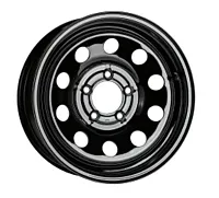 TASKMASTER 0865BMP3BX Steel - 16X6 8X6.5 Black Mod Heavy