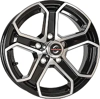 TASKMASTER A550545BMF Aluminum - 15X5 5X4.5 Black Machine