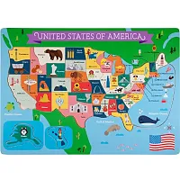 Fifty Nifty USA States Puzzle TPUZ-801
