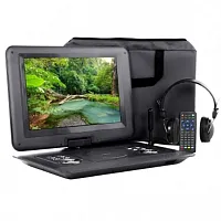 Trexonic 14.1 Inch Portable DVD with TV Tuner Player with Swivel TFT-LCD Screen