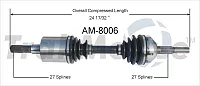 TRAKMOTIVE AM8006 New Cv Axle