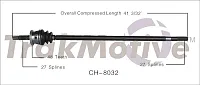 TRAKMOTIVE CH8032 New Cv Axle