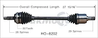 TRAKMOTIVE HO8202 New Cv Axle