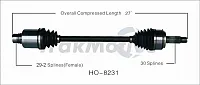TRAKMOTIVE HO8231 New Cv Axle