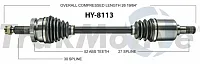 TRAKMOTIVE HY8113 New Cv Axle