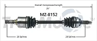 TRAKMOTIVE MZ8152 New Cv Axle