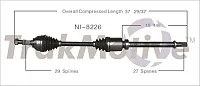 TRAKMOTIVE NI8226 New Cv Axle