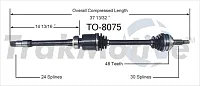 TRAKMOTIVE TO8075 New Cv Axle