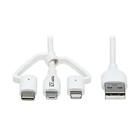 Tripp Lite By Eaton M101Ab-004-Lmcw Safe-It Universal Usb-A To Lightning, Usb Mi