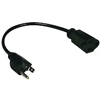 Tripp Lite P022-001 Power Extension Cable, 1 Ft (Adapter)