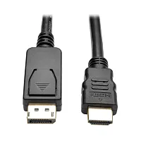 Tripp Lite By Eaton P582-006-V2 4K At 30 Hz Displayport 1.2 Male With Latch To H