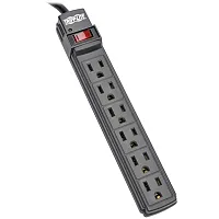 Tripp Lite By Eaton Ps66B Power It! Power Strip, 6 Outlets, 6-Ft. Cord, Black, P