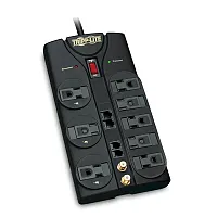 Tripp Lite By Eaton Tlp810Net 8-Ac Outlet, Telco, Coax, And Ethernet 3,240-Joule