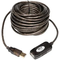 Tripp Lite By Eaton U026-10M Usb 2.0 Active Extension Cable, Usb-A Male/Female,