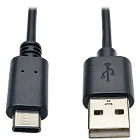 Tripp Lite By Eaton U038-006 Usb 2.0 Cable, Usb-C Male/Usb-A Male, Black (6 Ft.)